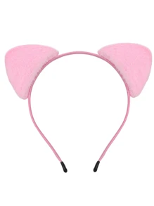 10/5pcs Plush Cat Ear Hair Hoop, Cute Fashion Headband For Girl, Suitable For Parties, Festivals In Autumn/Winter