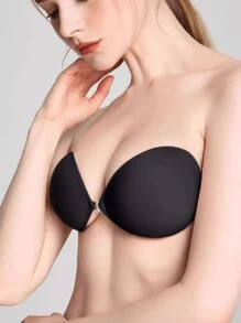 2 Pairs Of Bio-Glue Self-Adhesive Invisible Bra Nipple Stickers For Women To Gather And Enlarge Small Breasts To Make Them Bigger Wedding Dress Invisible Underwear Thickened Nipple Stickers