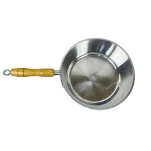 Set Of 5 Pots Casserole Polished Cast Aluminum With Wooden Handle - 灰色 - 查看 5