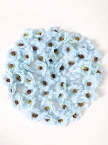 50 piezas/30 piezas Cabezas de flores de margarita artificiales de 3 CM/1.18 pulgadas, flores artificiales falsas, cabezas de flores de margarita artificiales, utilizadas para manualidades DIY, bodas, vestidos, decoración de fiestas, regalos, decoración del hogar, cumpleaños, graduación, decoración de otoño