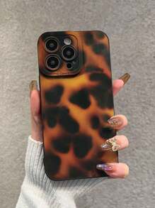 Schildpad Shell Telefoonhoesje Precieze Gat Rechte Rand Amberkleurige Verf Schokbestendige Telefoonhoesje Compatibel Met Iphone 14 Pro Max, 13, 11, XR, 7, 8, SE, Galaxy S24, A03s, A04, A12, A13, A14, A21s, A22, A23, A24, A32, A33, A34, A51, A52, A53, A54, A71, A72, A73, S20 FE, S21, S22, Redmi 9, 9A, 10A, 10C, Note 9, Note 10, Note 11, Note 12, 12, 12C