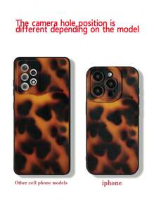 Schildpad Shell Telefoonhoesje Precieze Gat Rechte Rand Amberkleurige Verf Schokbestendige Telefoonhoesje Compatibel Met Iphone 14 Pro Max, 13, 11, XR, 7, 8, SE, Galaxy S24, A03s, A04, A12, A13, A14, A21s, A22, A23, A24, A32, A33, A34, A51, A52, A53, A54, A71, A72, A73, S20 FE, S21, S22, Redmi 9, 9A, 10A, 10C, Note 9, Note 10, Note 11, Note 12, 12, 12C