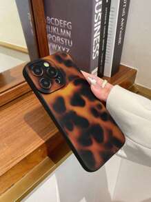 Schildpad Shell Telefoonhoesje Precieze Gat Rechte Rand Amberkleurige Verf Schokbestendige Telefoonhoesje Compatibel Met Iphone 14 Pro Max, 13, 11, XR, 7, 8, SE, Galaxy S24, A03s, A04, A12, A13, A14, A21s, A22, A23, A24, A32, A33, A34, A51, A52, A53, A54, A71, A72, A73, S20 FE, S21, S22, Redmi 9, 9A, 10A, 10C, Note 9, Note 10, Note 11, Note 12, 12, 12C