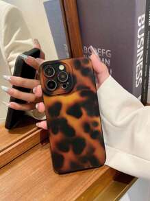 Schildpad Shell Telefoonhoesje Precieze Gat Rechte Rand Amberkleurige Verf Schokbestendige Telefoonhoesje Compatibel Met Iphone 14 Pro Max, 13, 11, XR, 7, 8, SE, Galaxy S24, A03s, A04, A12, A13, A14, A21s, A22, A23, A24, A32, A33, A34, A51, A52, A53, A54, A71, A72, A73, S20 FE, S21, S22, Redmi 9, 9A, 10A, 10C, Note 9, Note 10, Note 11, Note 12, 12, 12C