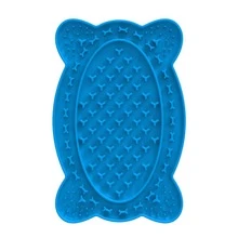Slow Lick Feeder Mat For Dogs And Cats Pet Bath Stress Soft Food AIMISHOP - Green - View 3