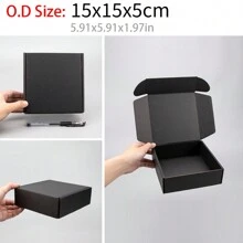 10pcs Multi-Size Small Paper Boxes, Customizable Printed Colorful Logo & Text, Gift Boxes, Personalized Packaging, Postal Paper Boxes, Courier Packaging Supplies