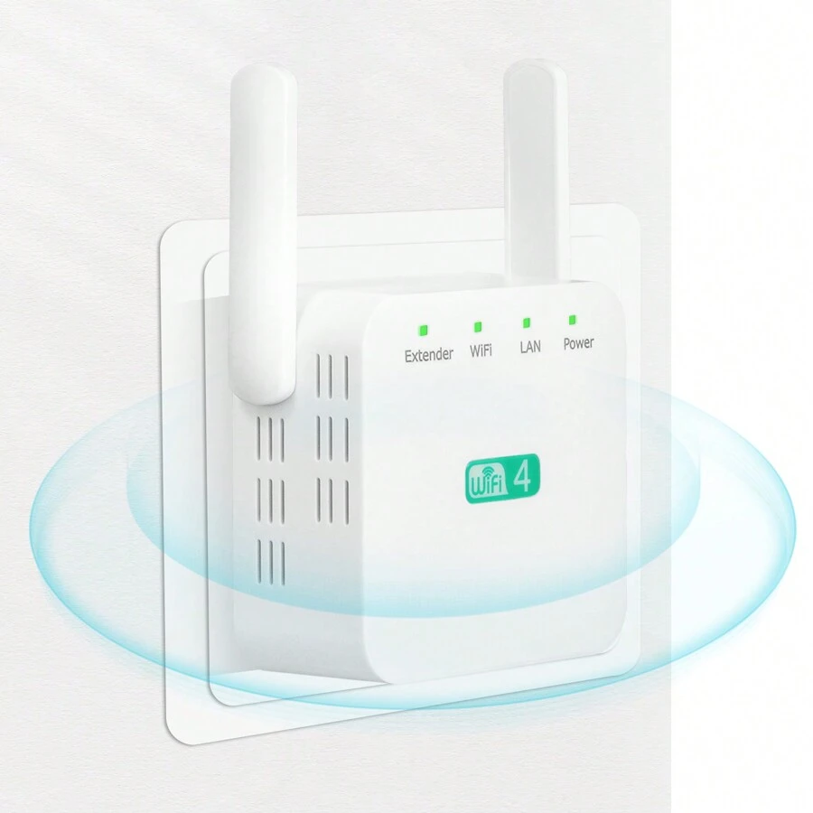 WiFi Extender WiFi Booster Wifi Repeater ,2.4GHz Internet Booster WiFi Extender Support 35 Devices, Support Repeater/AP Mode, Range Extender Wireless Signal Booster - trắng - Xem 1