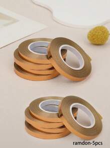 1/5/10/20/30 Rolls Of Metallic Balloon Decorative Tape, 10 Metres Long Gold Balloon Ties For Party, Suitable For Wedding, Birthday, Celebration, Gift Wrapping‌, Ribbons