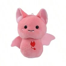 1pc Plush Bat Design Interactive Pet Toy - Durable Chewing Toy, Great Gift For Puppy Teething - Multicolor - View 14