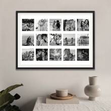 1buc Fără rame, Fotografii personalizate alb-negru super cool, pânză, Comemorare de ziua de naștere, Record de viață de cuplu, Record de viață de familie, Record de relație de prieteni, Star, Anime, Combinație proprie, Camera de zi Dormitor Decorare perete Cadouri Absolvire - Multicolor - Vizualizare 12