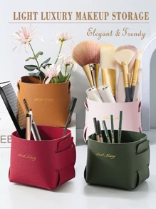 Skórzana taca/pudełko do przechowywania do przedpokoju, na biurko, do makijażu, na pilota i inne różne przedmioty Prezenty dla kobiet - Wielokolorowe - Zobacz 1