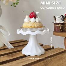 1Pc Mini Cupcake Stand Small Cake Display Stand For Chocolate,Dessert,Wedding,Birthday,Baby Shower,Tea Party Supplies,Gold
