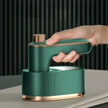 1 pieza Plancha eléctrica mini que no daña la ropa, de uso en seco y húmedo, conveniente de transportar, plancha de vapor para viajes, con giro, color aleatorio