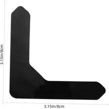 4/20/40 PCS Rug Tape, Reusable Washable Carpet Tape, Double Sided Non-Slip Rug Pads For Hardwood Floors, Rug Stoppers For Area Rugs, Black - Black - View 2