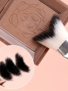 新款柔软高光刷、V形轮廓刷、腮红刷、不吸油清洁化妆刷、多功能化妆工具、粉底刷、遮瑕刷、腮红刷、轮廓刷、修容刷、散粉刷、粉底刷、腮红刷 - 彩色 - 查看 3