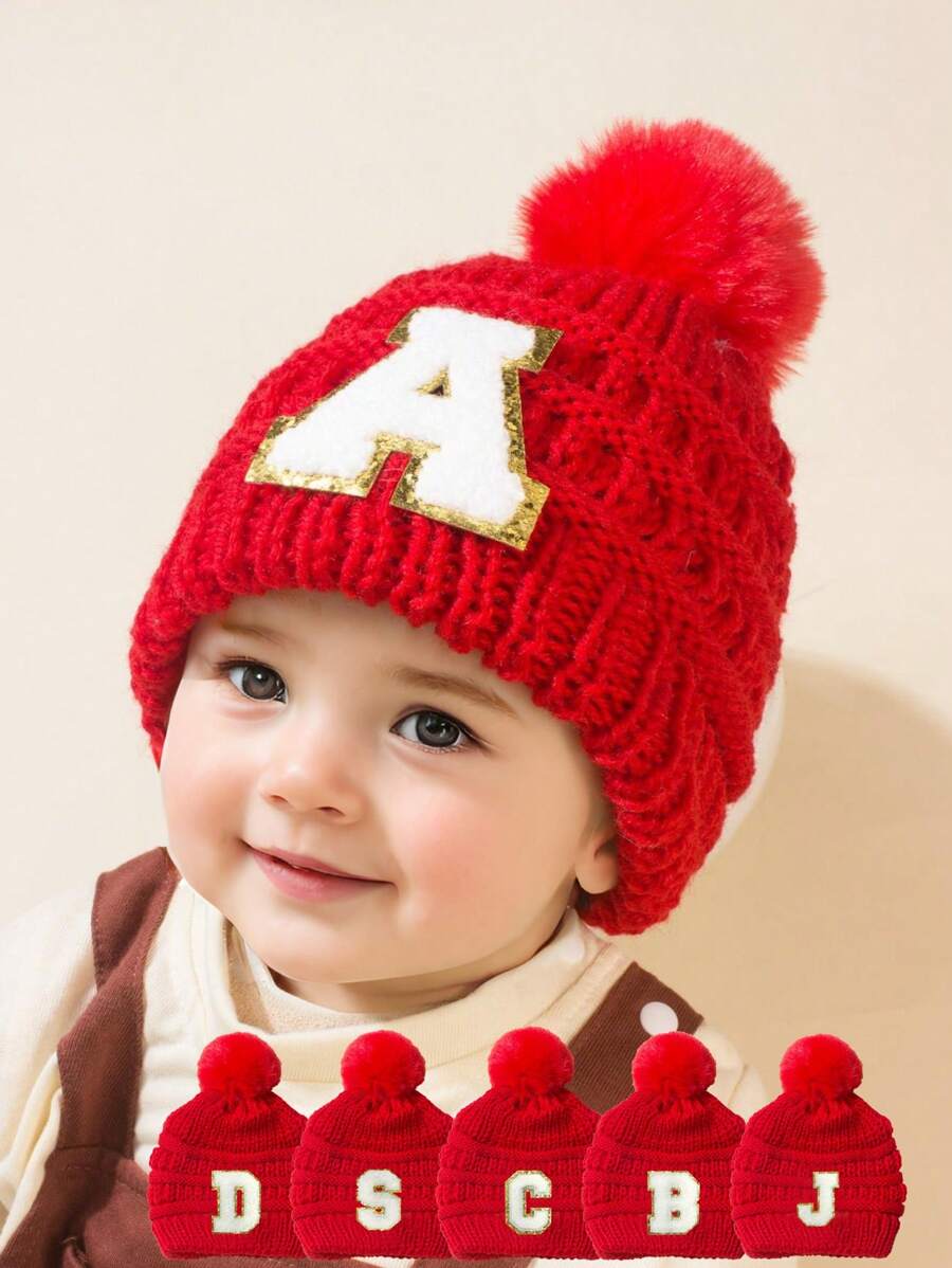 1PC Little Girl Hat Little Boy Hat,Baby Girl Fall Dress Baby Boy Fall Dress,Girl Winter Clothes Holiday Anniversary Celebration Day Decoration Red Accessories Little Girl Fall Outfits Red Hat Casual Hat, Suitable For Both Boys And Girls