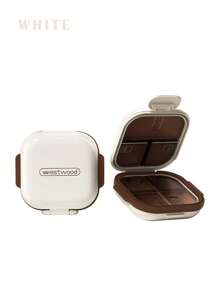 westwood 1 pezzo Portapillole impermeabile settimanale, astuccio per pillole e capsule, scatola portamedikazioni portatile con scomparti multipli, contenitore divisore per integratori vitaminici - Multicolore - Visualizzare 7