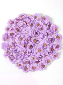 50 piezas/30 piezas Cabezas de flores de margarita artificiales de 3 CM/1.18 pulgadas, flores artificiales falsas, cabezas de flores de margarita artificiales, utilizadas para manualidades DIY, bodas, vestidos, decoración de fiestas, regalos, decoración del hogar, cumpleaños, graduación, decoración de otoño