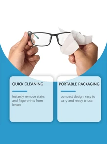 Microfiber Cleaning Cloth For Eyeglasses, Removes Smudges And Blurs For Clear Vision, Portable Cleaning Wipe - View 4