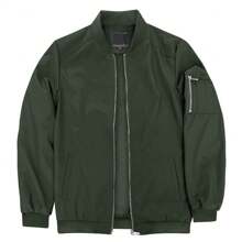 Cotrasen Veste décontractée légère coupe-vent pour hommes, manteau à fermeture éclair complète, multi-poches