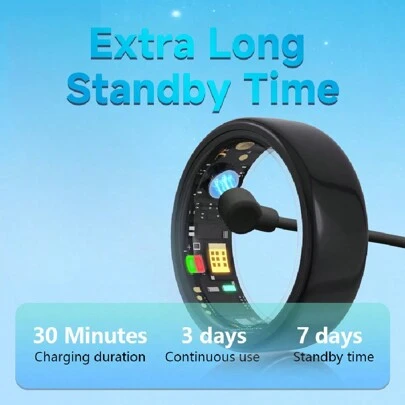 SIMSONLAB 2025 New Smart Ring, Smart Fitness Ring With Pedometer, Unisex Design, Ideal Sports & Leisure Gift For Men And Women, Also A Perfect Valentine's Day Gift