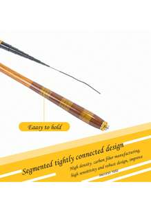 GOTURE Goture Stream Rod Small Fishing Rod With Ultra Light And High Strength, 28 Inch Suitable For Beginners, 1.8m/5.9/Ft--6.3m/20.7ft River Embankments, Lakeside Streams,Stripe Design