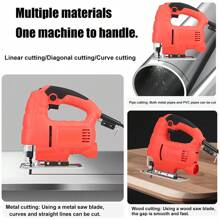 710W Jig Saw 3000RPM Corded Electric Jigsaw 6 Variable Speeds Jigsaw Tool Kit US