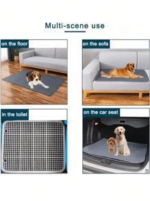 Washable And Reusable Pet Placemats Urine Pads - 4-Layer Absorbent Cat/Dog Placemats And Training Potty Pads For Small To Large Pets, Keep Your Pet Clean And Comfortable