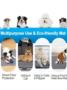 Washable And Reusable Pet Placemats Urine Pads - 4-Layer Absorbent Cat/Dog Placemats And Training Potty Pads For Small To Large Pets, Keep Your Pet Clean And Comfortable