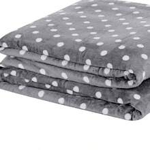 Poa Queen Pet Blanket Covered Blanket 2.40m X2.20m - 藍色 - 查看 2