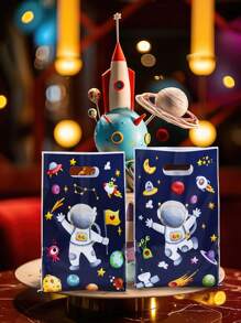 10/25/50个装宇航员主题礼品袋，宇航员生日派对回礼袋，婚礼礼品包装，婴儿派对，性别揭晓派对回礼袋