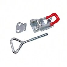 10PC Over Centre Latch S/M/L Trailer Toggle Pull Lock Overcentre Latches Fastener - Silver - View 8
