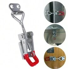 10PC Over Centre Latch S/M/L Trailer Toggle Pull Lock Overcentre Latches Fastener - Silver - View 11