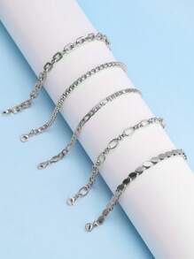 A Versatile Stainless Steel Gold-Plated Bracelet With Multiple Styles For Both Men And Women - Yellow Gold - View 4