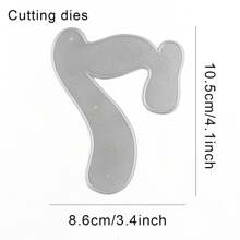 Big Size 0-9 Numbers Cutting Dies And Plastic Stencils Set For DIY Scrapbooking Album Card Making Decoration Paper Craft - Multicolor - View 28