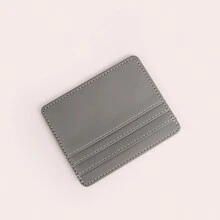 1 件迷你超薄多卡夹，PU 皮革简约卡包，适合女士、男士、学生、日常使用