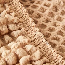 1 件泡泡纱沙发套带裙边，通用弹力沙发套，易安装沙发套，可水洗高弹力家具保护套，适用于 1/2/3/4 座 L 型沙发礼物生日毕业沙发套房间装饰客厅装饰 - 彩色 - 查看 12