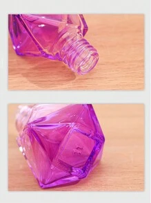 1pc 8ml Multi-Color Mini Fragrance Vial Glass Bottle, Empty Transparent Hanging Decoration Bottle For Car Decor Or Refilling