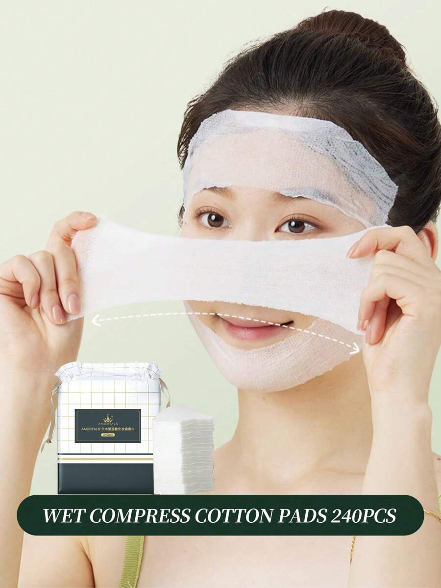 Amortals 240 miếng tẩy trang, mềm mại và thân thiện với da, dùng hàng ngày, làm sạch da mặt, tẩy sơn móng tay, thích hợp cho người mới bắt đầu, nghệ sĩ trang điểm, quà tặng, đám cưới, giáng sinh, halloween, lễ tạ ơn, tốt nghiệp, sinh nhật, ngày lễ, Y2K, tiệc tùng, làm đẹp, cắm trại, ngoài trời, sự kiện trường học, đồ trang trí