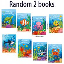 DIY Coloring Book - Underwater World & Marine Life, Creative Educational Activity Book With Various Interesting Ocean Creatures, Ideal For Art Creation, Stress Relief, Relaxation, Learning, And A Great Gift For Ocean Enthusiasts - Multicolor - View 7