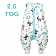 Mosebears 婴儿睡袋 全年儿童睡袋 冬季 2.5 Tog 100% 有机棉睡袋 多种尺寸 秋冬睡毯 情人爱