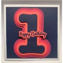 Big Size 0-9 Numbers Cutting Dies And Plastic Stencils Set For DIY Scrapbooking Album Card Making Decoration Paper Craft - Multicolor - View 3