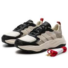 Unisex Casual Shoes ADIDAS MAXXWAVY CNY, Comfortable Minimalist Retro Sports Shoes, Training & Daily Wear, IF9267 - White/Black/Light Gray/Olive Gray - View 3