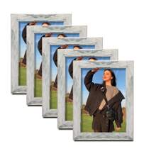 1 pièce ou set de 5 pièces, cadres photo ondulés de 5", 6", 7", 8", 10" (le motif réel peut varier, les photos sont expédiées au hasard), cadres style diamant dans les couleurs noir, blanc, argent, or, convenant comme cadeau pour le Nouvel An, la Saint-Valentin, Noël, souvenir de mariage, pour la décoration de la chambre, du mariage, de la maison, du bureau, à poser sur une table ou à accrocher au mur