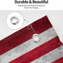 1面定制美国国旗 - 可添加您自己的图片和文字 - 人脸镂空 - 适用于生日、婚礼、万圣节、圣诞节、派对、父亲节、母亲节、情人节、复活节、家居装饰、周年纪念、毕业典礼、乔迁之喜、生日、沙发、床、汽车、茶室、卧室、客厅、室内外装饰 - 也可用于定制挂毯、花园旗、定制旗帜 - Retro America Flag - 查看 6