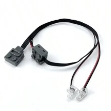 Elektromotor-Einheit-Kit, angetriebener mechanischer Bausteinsatz, kompatibel mit Konstruktionssteinen, batteriebetriebener RC-Bausteinsatz für Sportwagen, Automobile, Züge und Zubehör, leistungsstarke Motoreinheit mit fortschrittlicher Steuerung und Kompatibilität. Zimmer dekorieren, Wintergeschenk, Zug, Motor, Bausteine, RC Automodell Spielzeug (Zufallsfarbe)