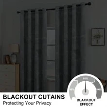 CYCMACO 2 Piece Velvet Indoor Curtains, Modern Bedroom Blackout Curtains With Eyelets, Cold Insulating Thermal Curtain For Living Room Lounge Children's Room - 銀色 - 查看 4
