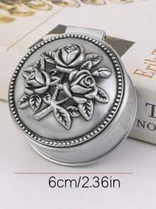 1个/2个便携式多形状复古欧式心形/圆形/长方形锌合金首饰盒，可收纳戒指、项链、耳环，适合作为礼物、婚礼、返校季等场合使用。 - 彩色 - 查看 13