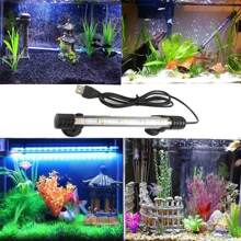 1 個魚缸潛水式 LED 燈水族燈，7-19 英吋魚缸燈，魚缸水草燈，白色與藍色魚缸裝飾燈，小型魚缸燈，大型水族燈，低電壓 USB 雙排水族增亮燈 - 彩色 - 查看 8