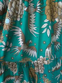 TRES MARIAS PRINTED YOUTH DRESS - SIZE 10 TO 16 - Màu tím hoa cà - Xem 5